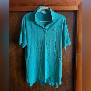 Lacoste Men's Aqua Polo Shirt